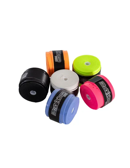 Cubo 60 Overgrips Perforados Black Crown Multicolor | Ofertas de pádel