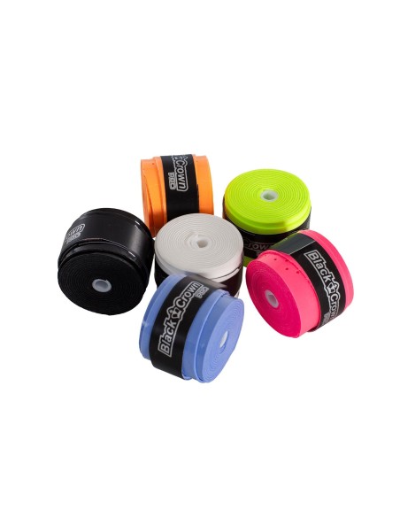 Cubo 60 Overgrips Perforados Black Crown Multicolor | Ofertas de pádel