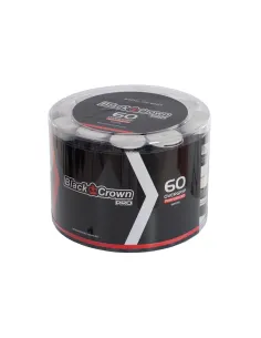 Bucket x60 Perforated Overgrips Black Crown A000456 White | Ofertas de padel 2