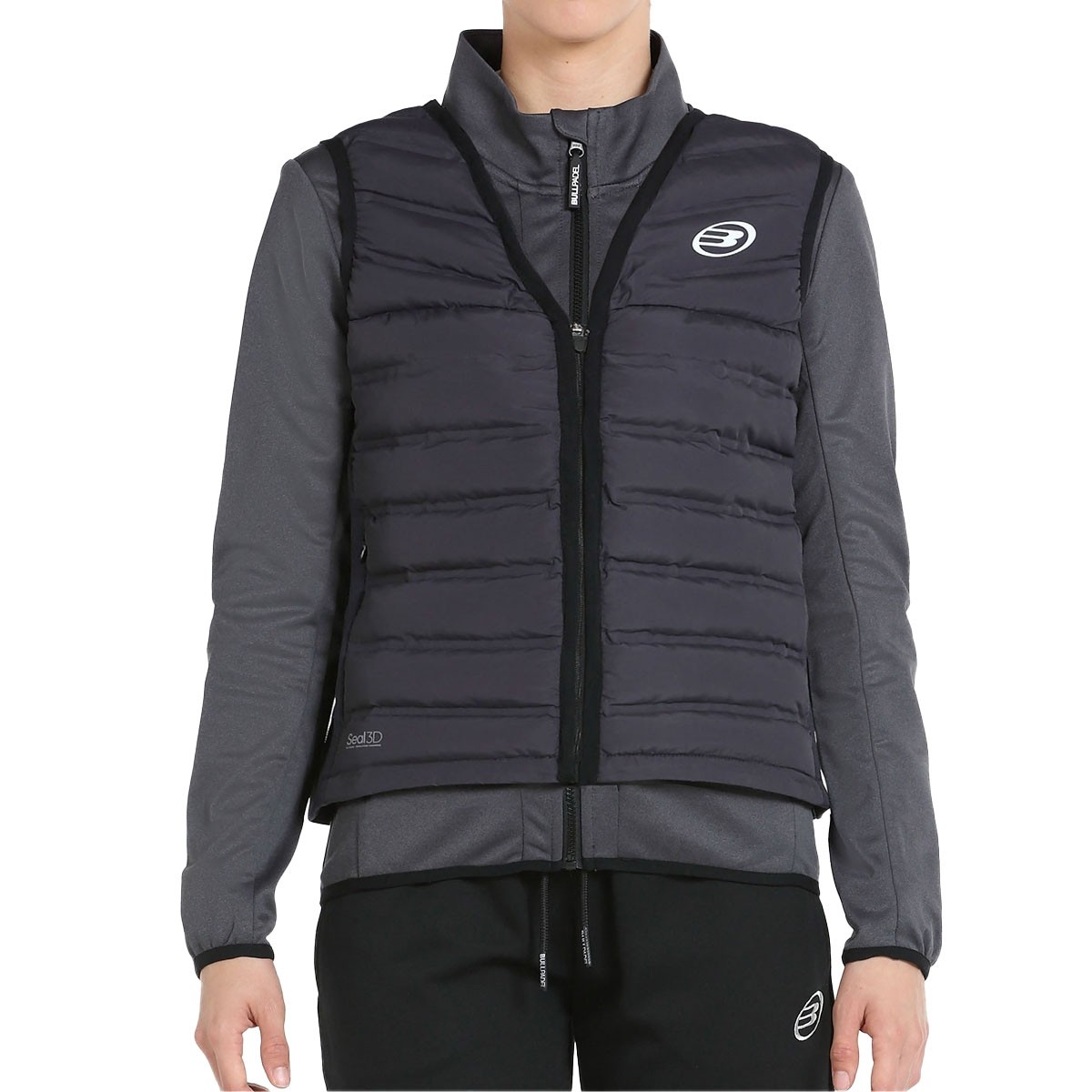 Anorack Parka Bullpadel Noia Mujer Talla XS, Black