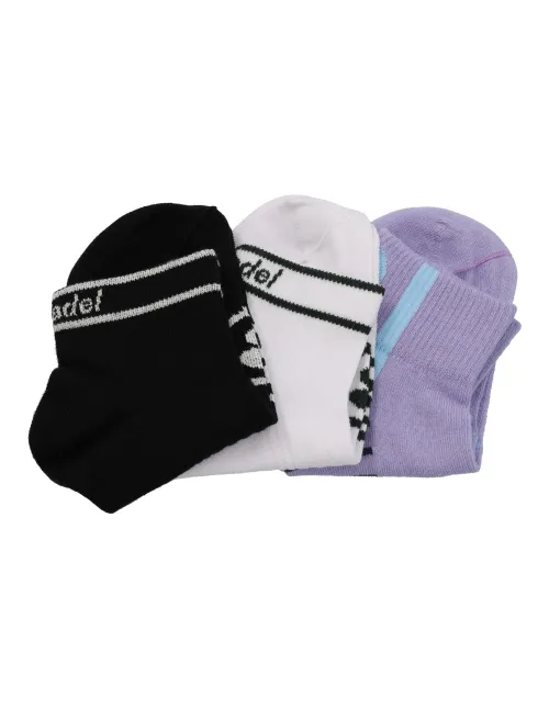 Pack 3 Calcetines Bullpadel BP2402 I Mujer | Ofertas de pádel