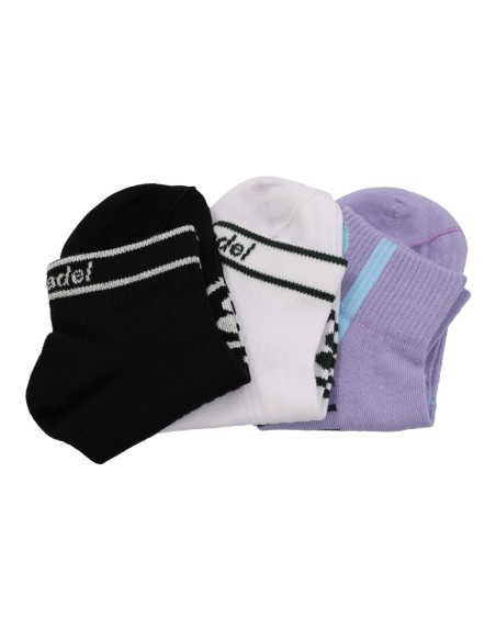 Pack 3 Calcetines Bullpadel BP2402 I Mujer | Ofertas de pádel