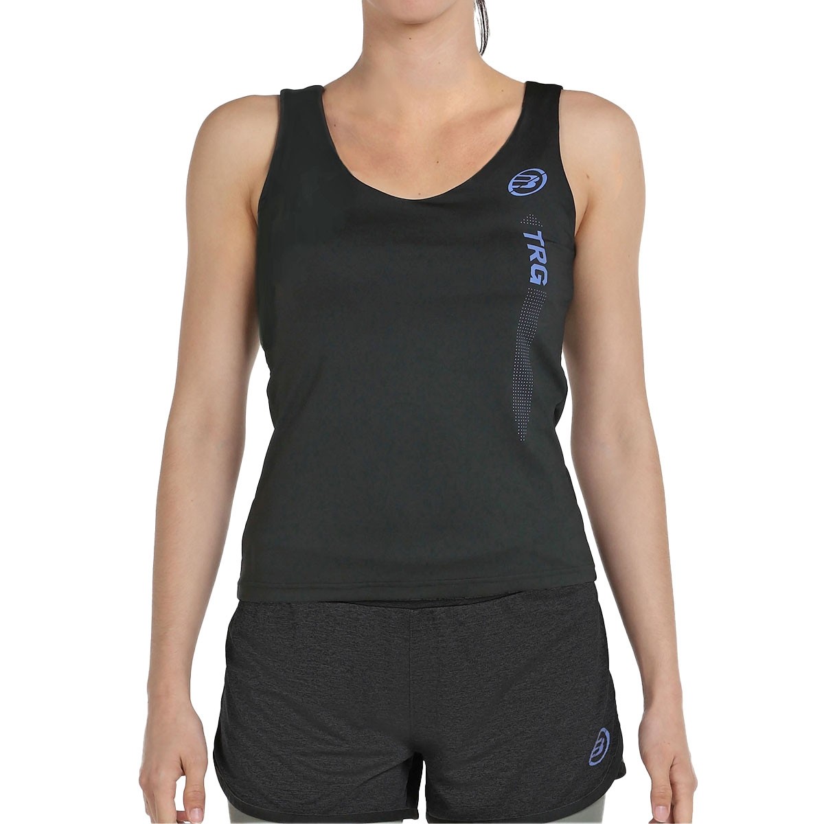 Camiseta Tirantes Bullpadel Taiyi Mujer Talla XS, Black