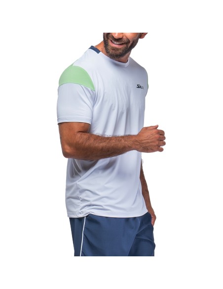 CAMISETA SIUX ORBED HOMBRE BLANCA | Ofertas de padel