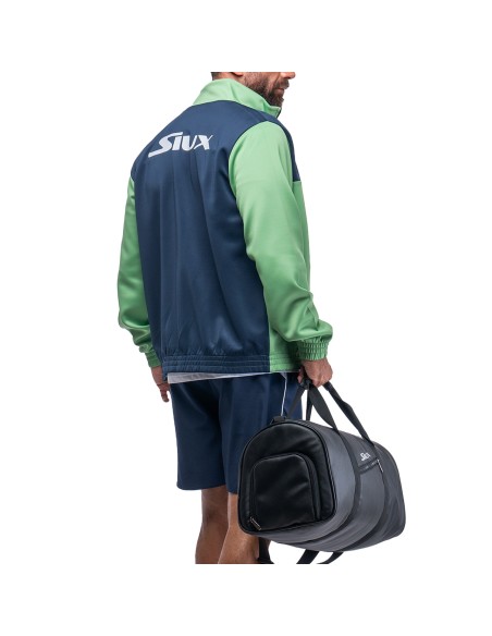 CHAQUETA SIUX BAND HOMBRE VERDE/MARINO | Ofertas de padel
