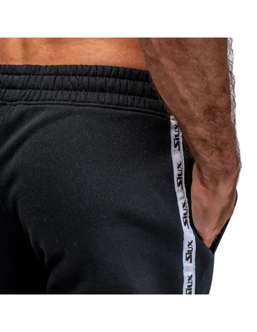 PANTALON SIUX LEVEL HOMBRE NEGRO | Ofertas de padel
