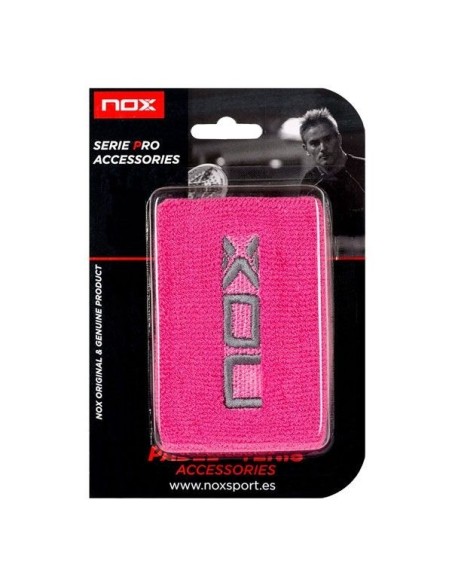 Nox Wristband Blister 2 Units Pink | Ofertas de padel Nox Wristband Blister 2 Units Pink | Ofertas de padel