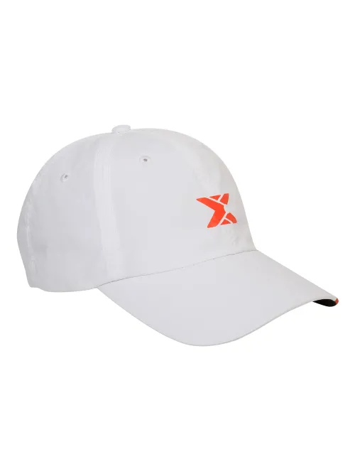 GORRA NOX BLANCA LOGO ROJO GOBLAROJ | Ofertas de padel