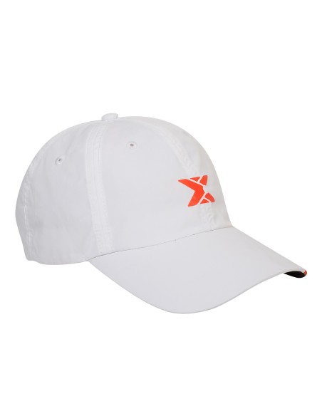 GORRA NOX BLANCA LOGO ROJO GOBLAROJ | Ofertas de padel