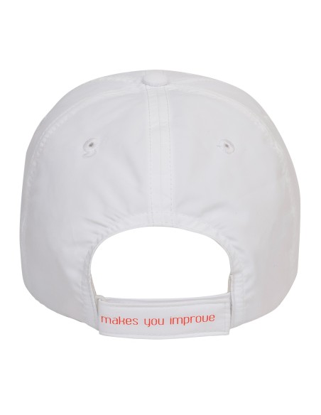 GORRA NOX BLANCA LOGO ROJO GOBLAROJ | Ofertas de padel