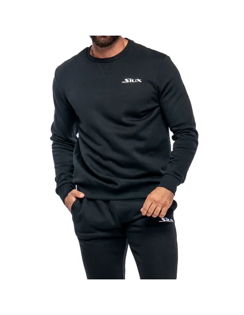 SIUX BASIC SWEATSHIRT BLACK | Ofertas de padel
