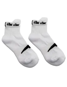 Socken Lok Accent Kurz Weiss