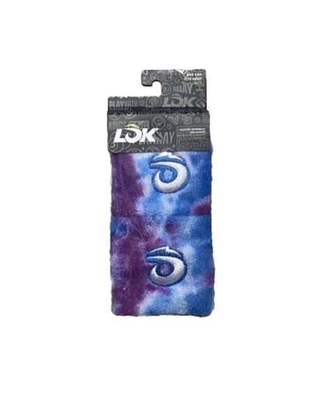 Muñequera Lok Tyedye Corta Azul | Ofertas de pádel