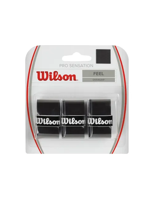 OVERGRIP Wilson Pro SENSATION WRZ4010BK Black | Ofertas de padel