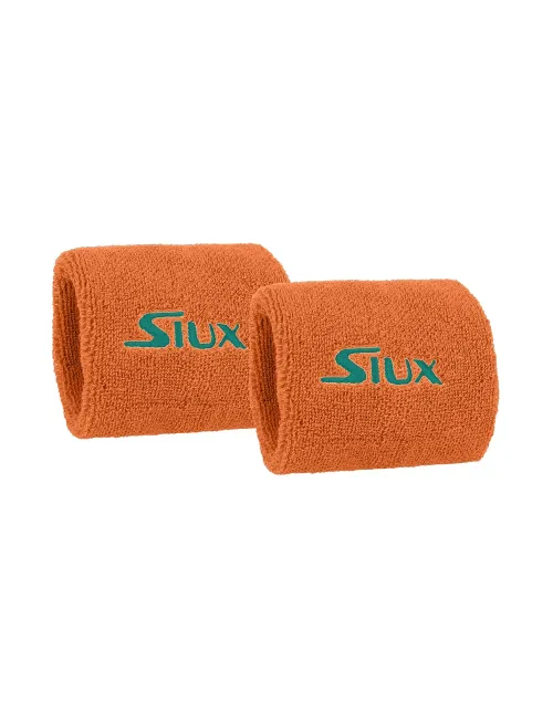 Pack of 2 Wristbands Siux Flash Orange Terry | Ofertas de padel