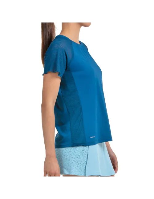 CAMISETA MANGA CORTA BULLPADEL MUJER DEDALE 711 CHICLE | Ofertas de padel