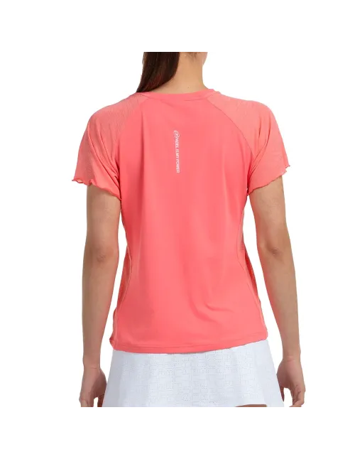 BULLPADEL WOMEN'S SHORT SLEEVE T-SHIRT DEDALE 711 GUM | Ofertas de padel