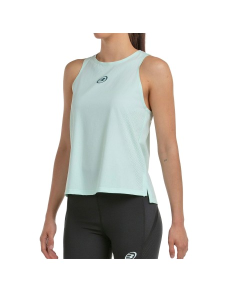 CAMISETA SIN MANGAS BULLPADEL MUJER ABURE 066 VERDE AGUA | Ofertas de pádel