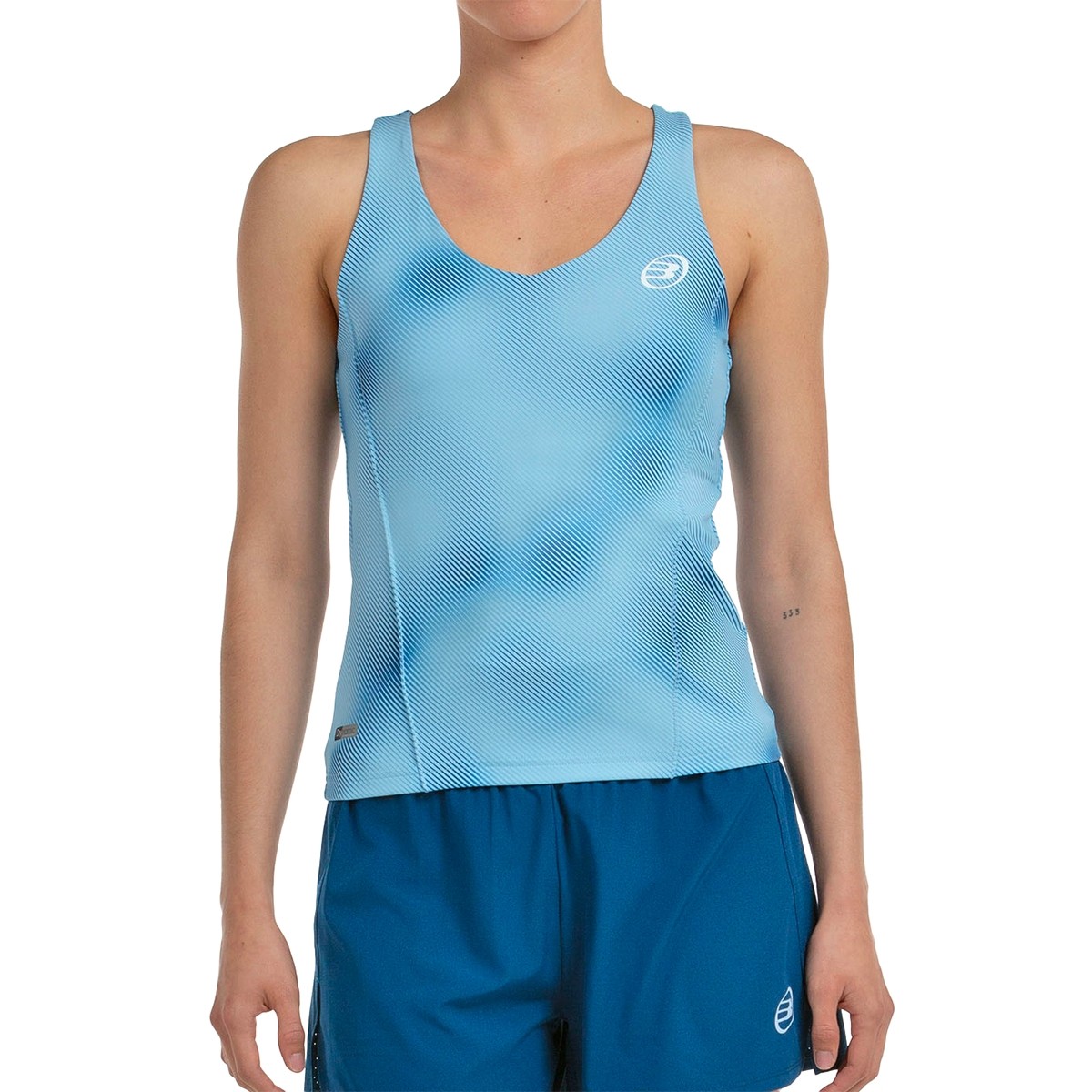 Camiseta Sin Mangas Bullpadel Mujer Dan Talla XS, Blue aqua