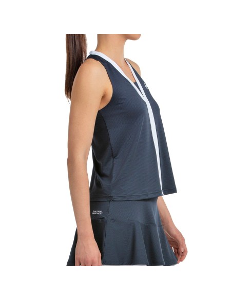 CAMISETA SIN MANGAS BULLPADEL MUJER TALITA 012 BLANCO | Ofertas de pádel