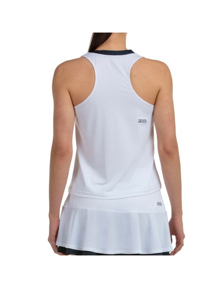 CAMISETA SIN MANGAS BULLPADEL MUJER TALITA 012 BLANCO | Ofertas de pádel