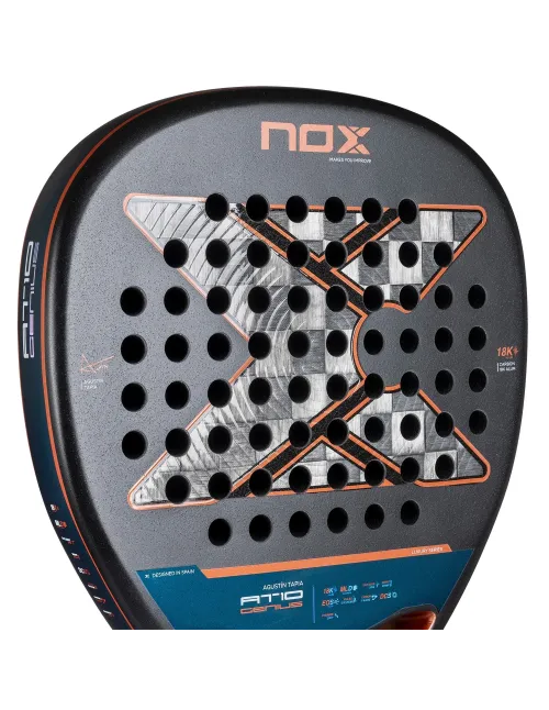 Nox AT10 Genius Attack 18K Alum By Agustín Tapia 2025 | Ofertas de pádel
