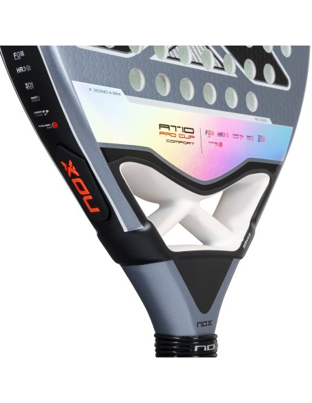 RAQUETE NOX AT10 PRO CUP COMFORT DE AGUSTIN TAPIA PAT10PCC25 | Ofertas de padel