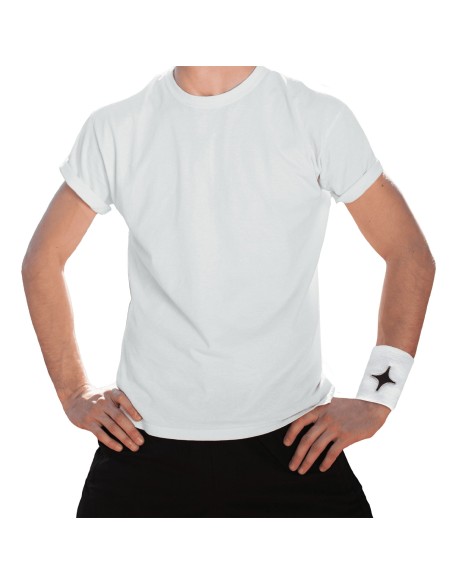 Blister (2Uds.) Muñequera Starvie Negra Star Blanca | Ofertas de pádel