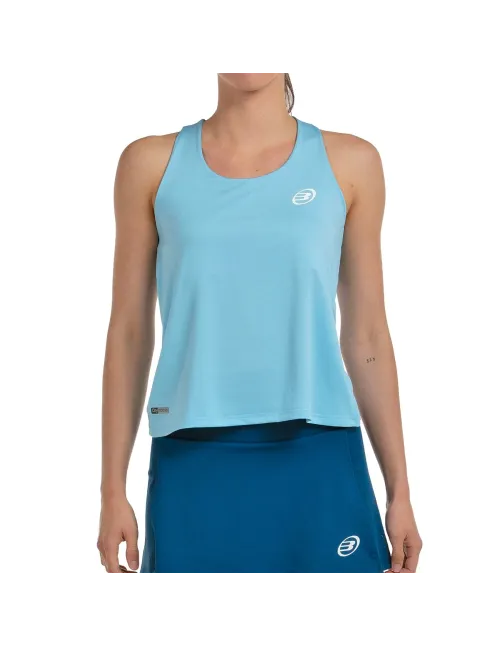 BULLPADEL WOMEN'S STRAPLESS T-SHIRT DACA 073 LIGHT BLUE |Padel offers