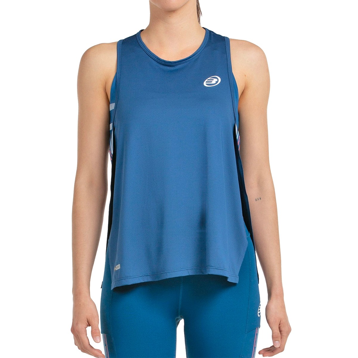 Camiseta Tirantes Bullpadel Duranta Mujer Talla L, Blue