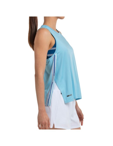 CAMISETA TIRANTES BULLPADEL MUJER DURANTA 073 AZUL CLARO | Ofertas de pádel