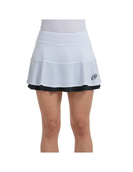 FALDA BASICA BULLPADEL TEJAS 012 BLANCO | Ofertas de pádel