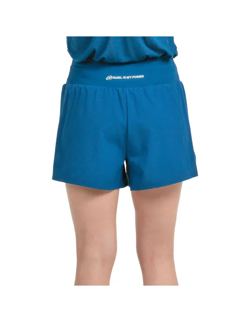 SHORT POLYESTER BULLPADEL FEMME DICTIO 031 INK BLUE |Padel offers