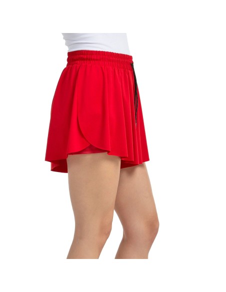 SHORT POLIESTER BULLPADEL MUJER ELECTRA 069 CEREZA | Ofertas de pádel