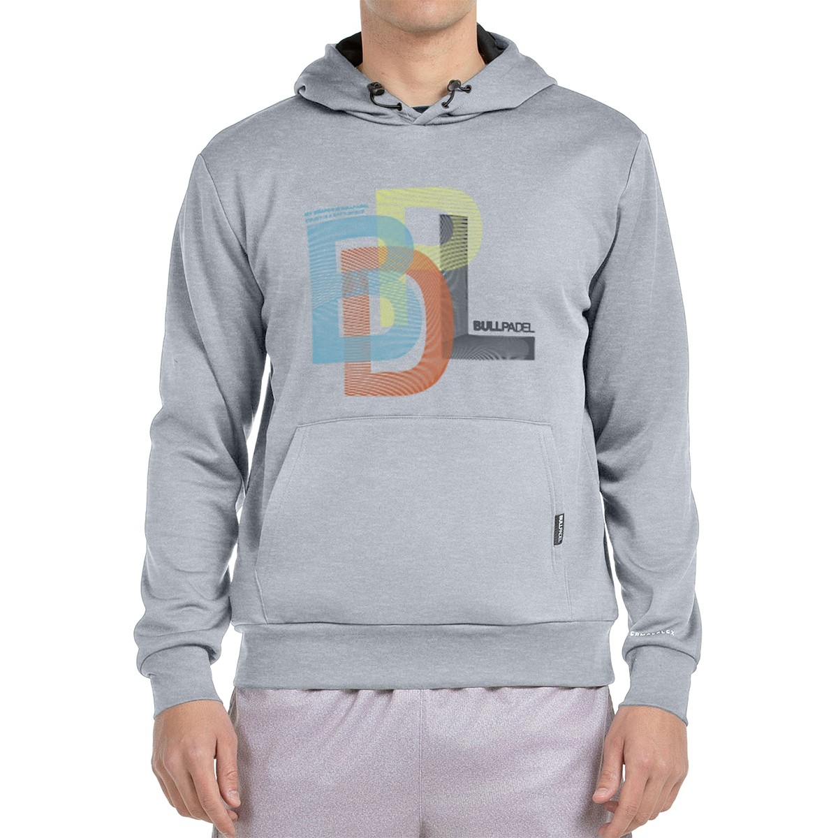 Sudadera Bullpadel Gondo Talla XL, Grey