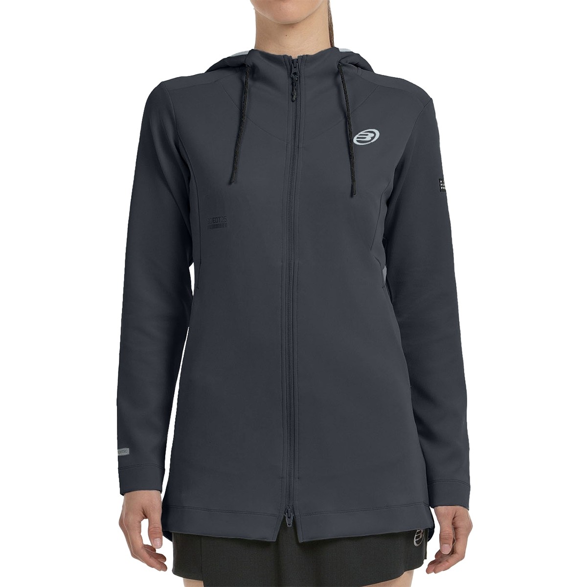 Sudadera Bullpadel Mujer Laido Talla S, Black