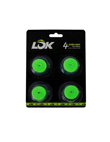 BLISTER OVERGRIP x4 LOK VERDE AC1BA1GR |Padel offers BLISTER OVERGRIP x4 LOK VERDE AC1BA1GR |Padel offers
