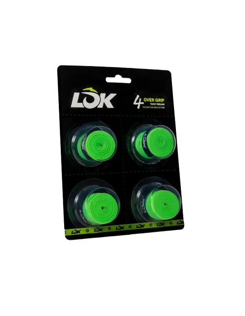 BLISTER OVERGRIP x4 LOK VERDE AC1BA1GR |Padel offers