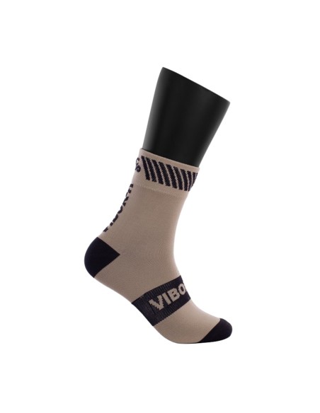 Calcetines Vibor-A Kait Media Caña Plata/Negro | Ofertas de pádel