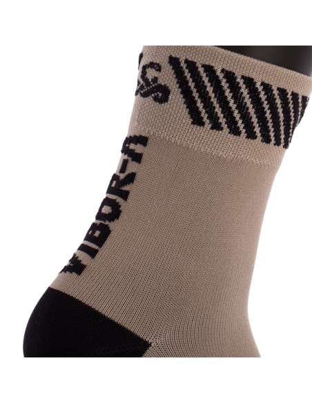 Calcetines Vibor-A Kait Media Caña Plata/Negro | Ofertas de pádel