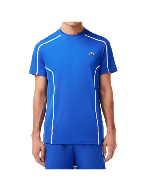 Camiseta Lacoste Team Player Azul | Ofertas de pádel