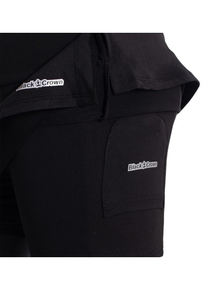Falda Black Crown Maya | Ofertas de pádel