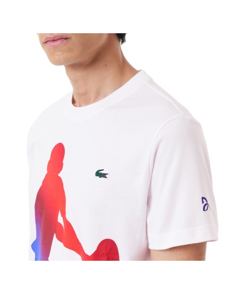 CAMISETA LACOSTE DJOKOVIC FAN COLLECTION TH7516 001 | Ofertas de padel
