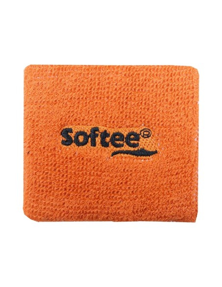 Muñequera Normal Softee Naranja Flúor | Ofertas de pádel