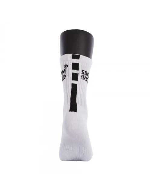 CALCETINES SOFTJIM PREMIUM BLANCO/NEGRO 40500.A08 |Padel offers