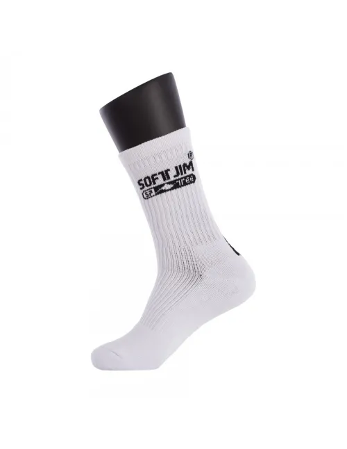 CALCETINES SOFTJIM PREMIUM BLANCO/NEGRO 40500.A08 |Padel offers