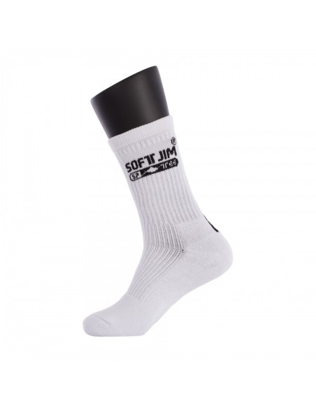 CALCETINES SOFTJIM PREMIUM BLANCO/NEGRO 40500.A08 |Padel offers