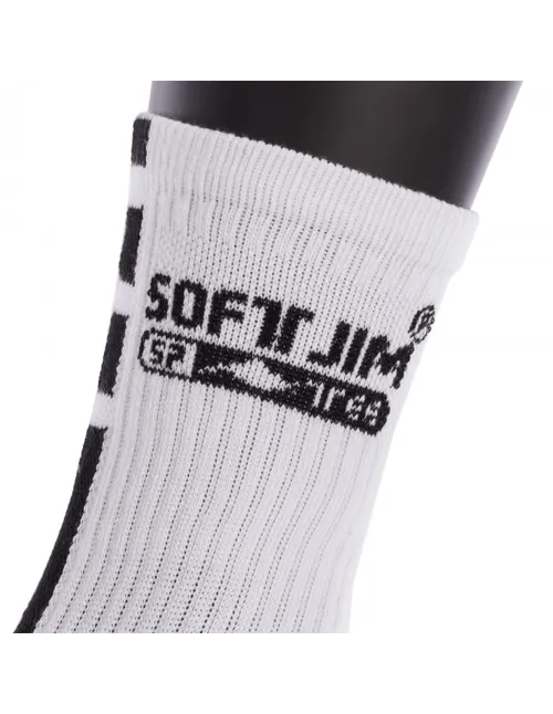 Calcetines Softjim Premium Blanco/Negro | Ofertas de pádel