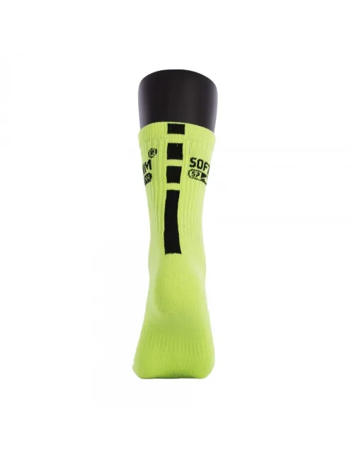 CALCETINES SOFTJIM PREMIUM AMARILLO FLUOR/NEGRO 40500.A03 | Ofertas de padel