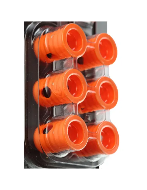 Blíster (4 UDS) Antivibrador Ease Vibe Bullpadel Naranja | Ofertas de pádel